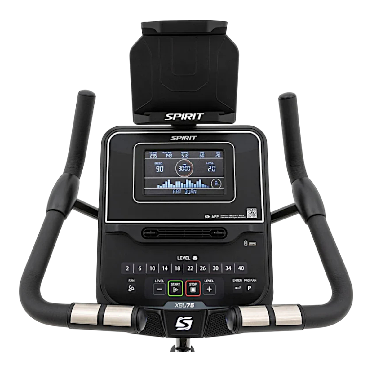 Spirit XBU75 Upright Bike view 2