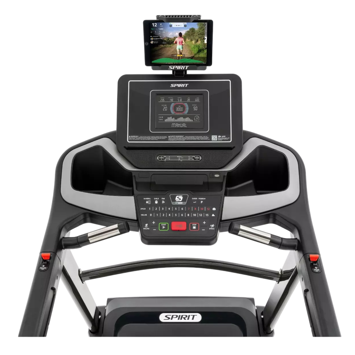 Spirit XT685 Treadmill view 2