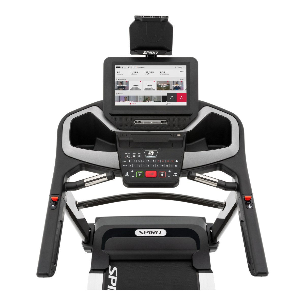 Spirit XT685ENT Treadmill view 2
